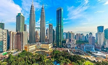 Singapore with Malaysia